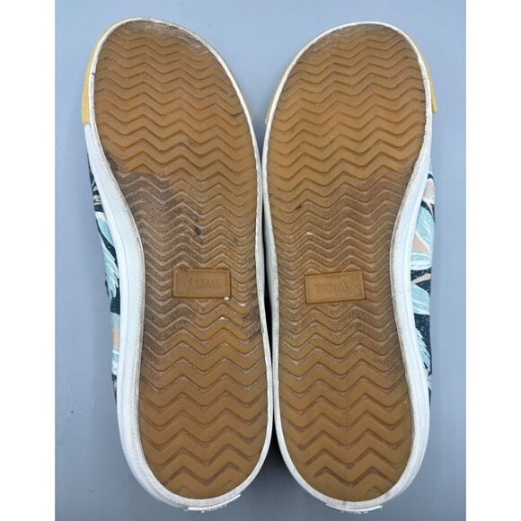TOMS Womens Floral Canvas Mary Jane‎ Shoes With Buckle Strap 8.5 - Picture 7 of 7